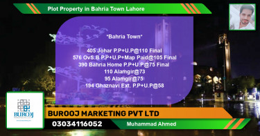 Residential Plot for Sale in Bahria Town, Lahore - (BP-62708)