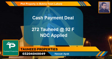 Residential Plot for Sale in Bahria Town, Lahore - (BP-62729)