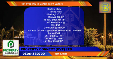 Residential Plot for Sale in Bahria Town, Lahore - (BP-62753)