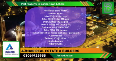 Residential Plot for Sale in Bahria Town, Lahore - (BP-62780)