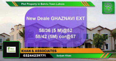 Residential Plot for Sale in Bahria Town, Lahore - (BP-62920)