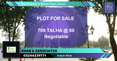Residential Plot for Sale in Bahria Town, Lahore - (BP-62921)