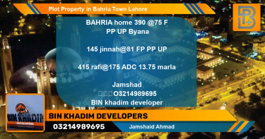 Residential Plot for Sale in Bahria Town, Lahore - (BP-62931)