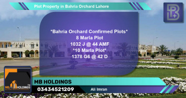 Residential Plot for Sale in Bahria Orchard, Lahore - (BP-63049)