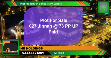 Residential Plot for Sale in Bahria Town, Lahore - (BP-63051)