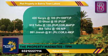 Residential Plot for Sale in Bahria Town, Lahore - (BP-63069)