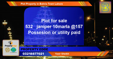 Residential Plot for Sale in Bahria Town, Lahore - (BP-63091)