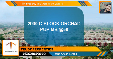 Residential Plot for Sale in Bahria Town, Lahore - (BP-63109)