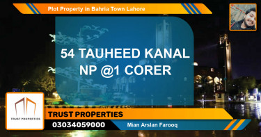 Residential Plot for Sale in Bahria Town, Lahore - (BP-63114)