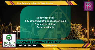Residential Plot for Sale in Bahria Town, Lahore - (BP-63152)