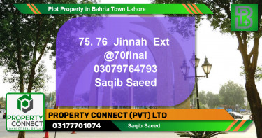 Residential Plot for Sale in Bahria Town, Lahore - (BP-63197)