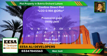 Residential Plot for Sale in Bahria Orchard, Lahore - (BP-63217)