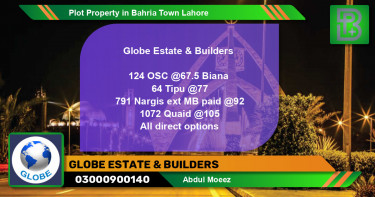 Residential Plot for Sale in Bahria Town, Lahore - (BP-63285)