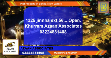 Residential Plot for Sale in Bahria Town, Lahore - (BP-63292)