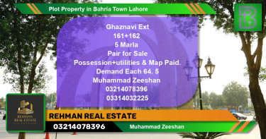 Residential Plot for Sale in Bahria Town, Lahore - (BP-63341)