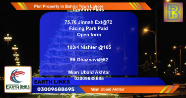Residential Plot for Sale in Bahria Town, Lahore - (BP-63367)