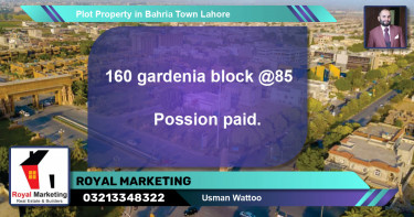 Residential Plot for Sale in Bahria Town, Lahore - (BP-63423)