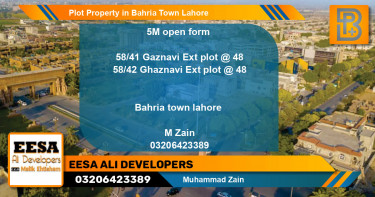 Residential Plot for Sale in Bahria Town, Lahore - (BP-63459)