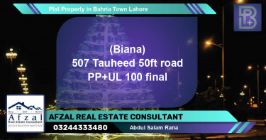 Residential Plot for Sale in Bahria Town, Lahore - (BP-63475)