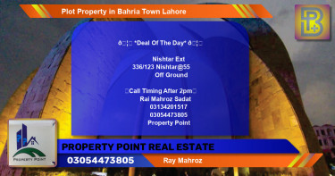 Residential Plot for Sale in Bahria Town, Lahore - (BP-63524)