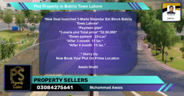 Residential Plot for Sale in Bahria Town, Lahore - (BP-63530)