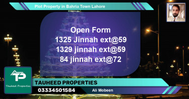 Residential Plot for Sale in Bahria Town, Lahore - (BP-63544)