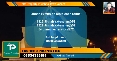 Residential Plot for Sale in Bahria Town, Lahore - (BP-63602)