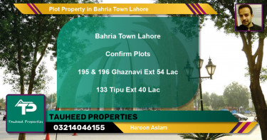 Residential Plot for Sale in Bahria Town, Lahore - (BP-63624)