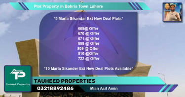 Residential Plot for Sale in Bahria Town, Lahore - (BP-63632)