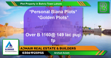 Residential Plot for Sale in Bahria Town, Lahore - (BP-63648)
