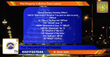 Residential Plot for Sale in Bahria Town, Lahore - (BP-63694)