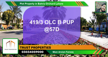 Residential Plot for Sale in Bahria Orchard, Lahore - (BP-63741)