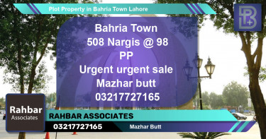 Residential Plot for Sale in Bahria Town, Lahore - (BP-63780)