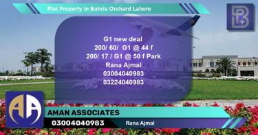 Residential Plot for Sale in Bahria Orchard, Lahore - (BP-63788)