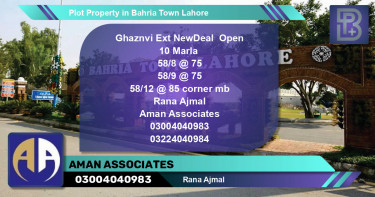 Residential Plot for Sale in Bahria Town, Lahore - (BP-63852)