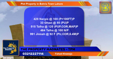 Residential Plot for Sale in Bahria Town, Lahore - (BP-63874)