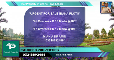 Residential Plot for Sale in Bahria Town, Lahore - (BP-63892)