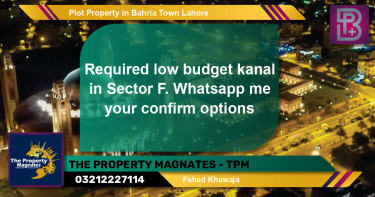 Residential Plot for Sale in Bahria Town, Lahore - (BP-63920)