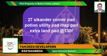 Residential Plot for Sale in Bahria Town, Lahore - (BP-63926)