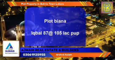 Residential Plot for Sale in Bahria Town, Lahore - (BP-63967)