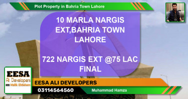 Residential Plot for Sale in Bahria Town, Lahore - (BP-63972)