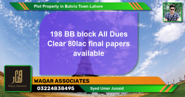 Residential Plot for Sale in Bahria Town, Lahore - (BP-64060)