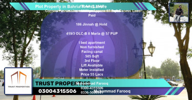 Residential Plot for Sale in Bahria Town, Lahore - (BP-64081)