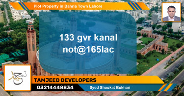 Residential Plot for Sale in Bahria Town, Lahore - (BP-64111)