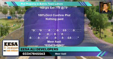 Residential Plot for Sale in Bahria Town, Lahore - (BP-64136)