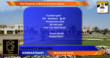 Residential Plot for Sale in Bahria Orchard, Lahore - (BP-64178)