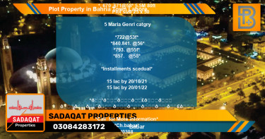 Residential Plot for Sale in Bahria Town, Lahore - (BP-64182)