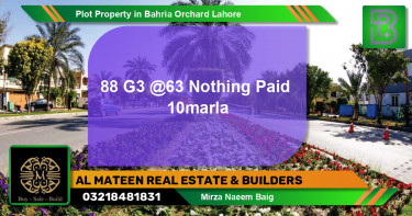 Residential Plot for Sale in Bahria Orchard, Lahore - (BP-64219)