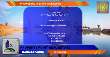 Residential Plot for Sale in Bahria Town, Lahore - (BP-64224)