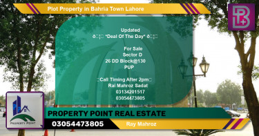 Residential Plot for Sale in Bahria Town, Lahore - (BP-64229)